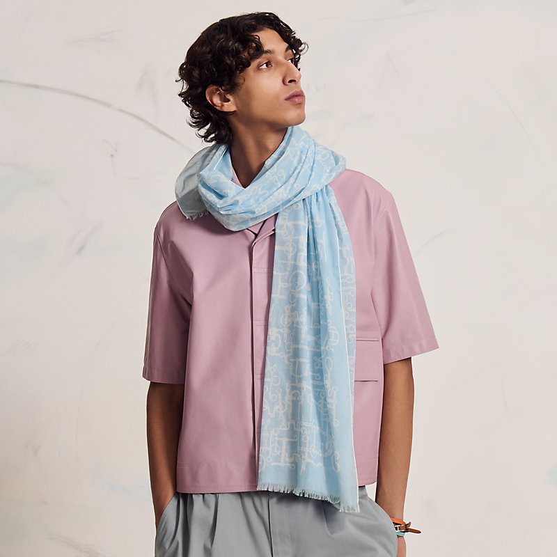 HERMESスカーフ Collection Equestre 65クリーニング済 HERMES】エルメス スカーフ Collection Equestre 65クリーニング